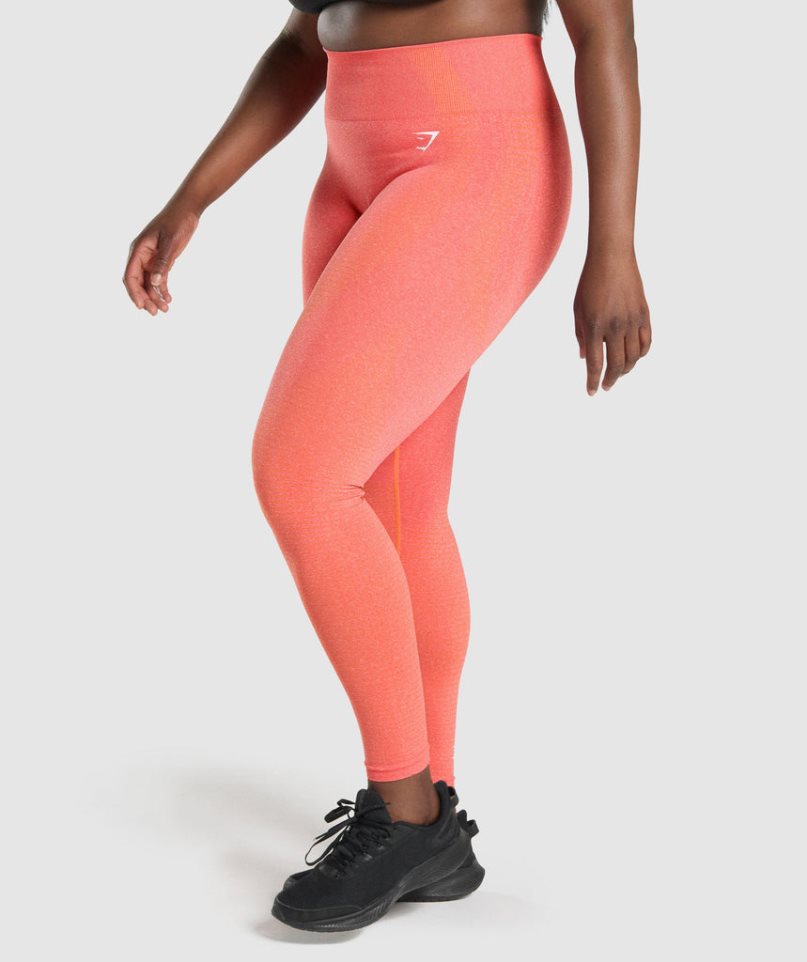 Women's Gymshark Vital Seamless 2.0 Leggings Orange | CA 710N6D